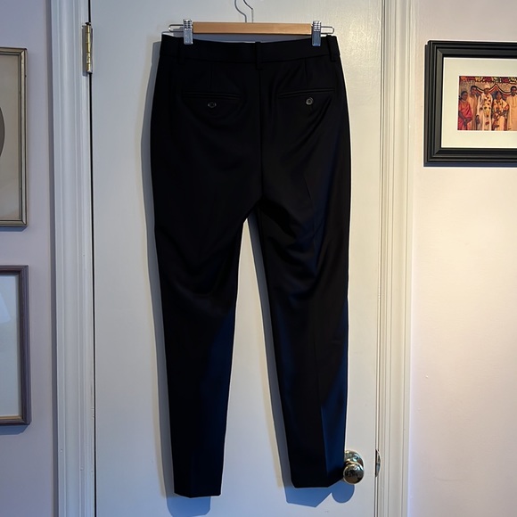 Theory Treeca Cropped Wool Pants - Picture 2 of 7